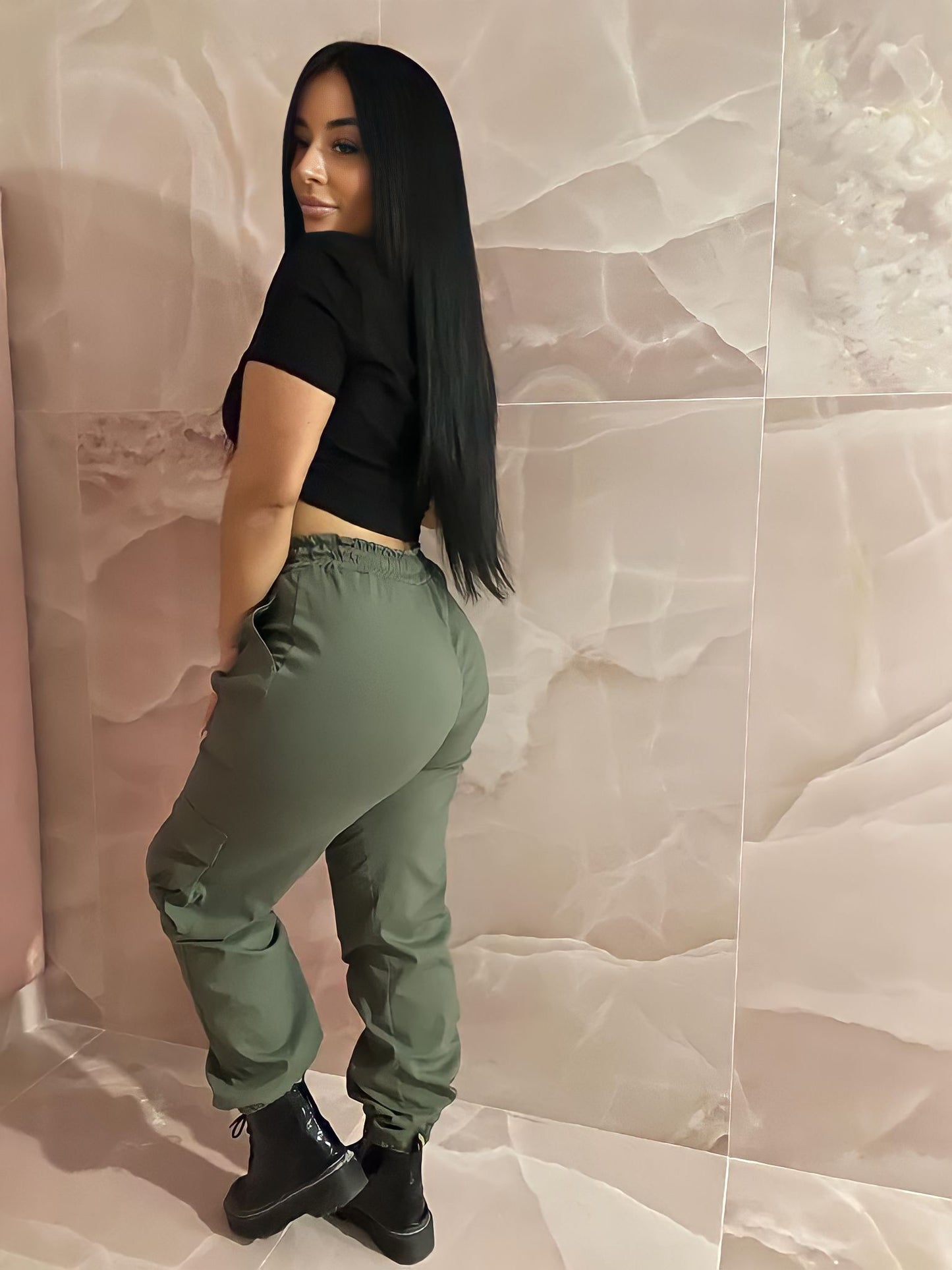 PANTALON CARGO A POCHE