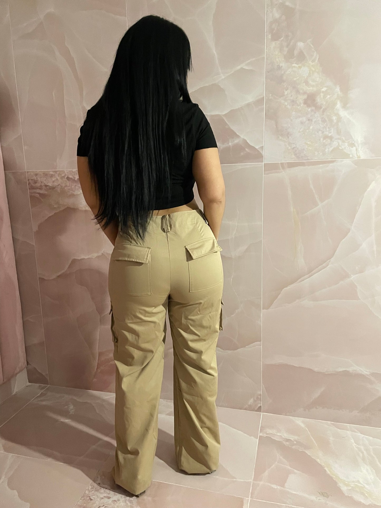 PANTALON CARGO DROIT