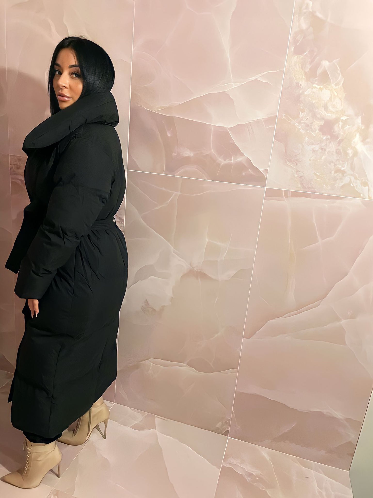 DOUDOUNE LONGUE NOIR