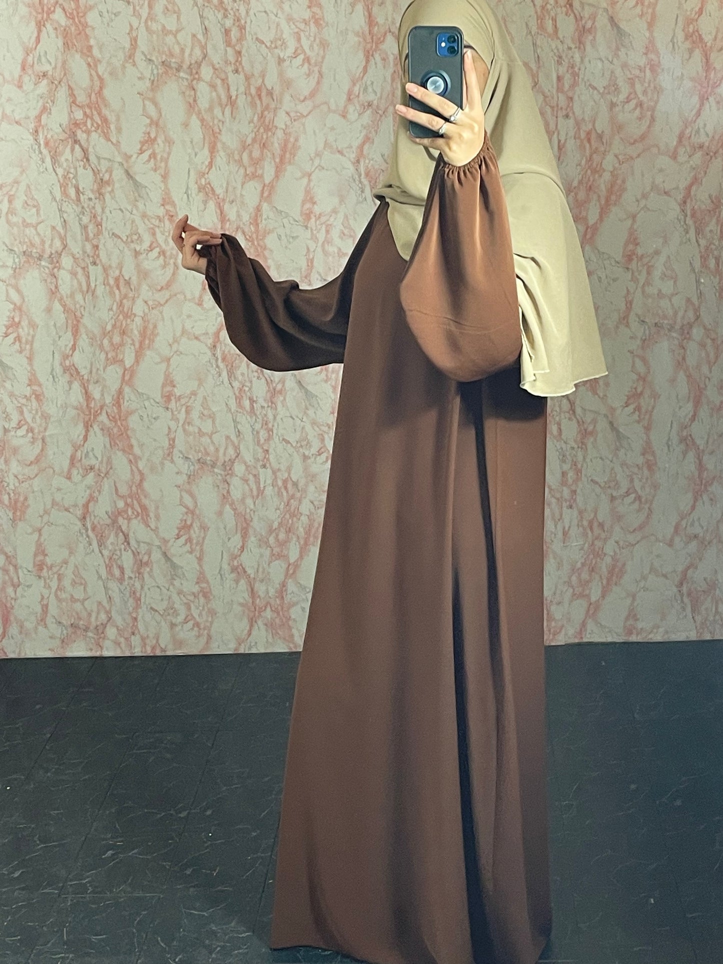 Abaya marron